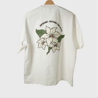 The Floral Vibe (W) Oversized T-Shirt