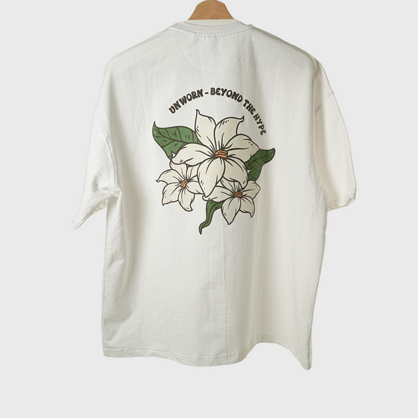 The Floral Vibe (W) Oversized T-Shirt