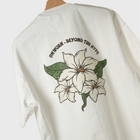 The Floral Vibe (W) Oversized T-Shirt