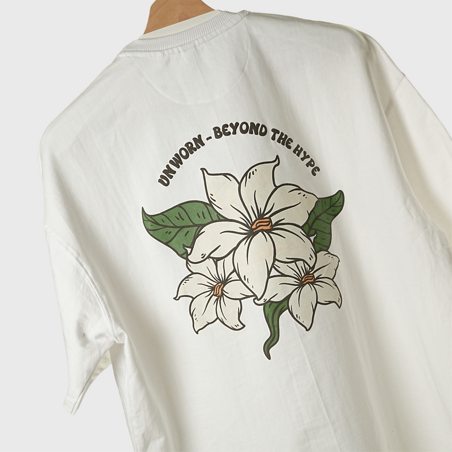 The Floral Vibe (W) Oversized T-Shirt