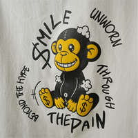 The Monkey Statement (W)  Oversized T-Shirt